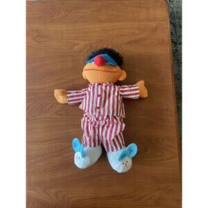 Vintage 1996 TYCO Ernie Night Time Plush Talking 17"
